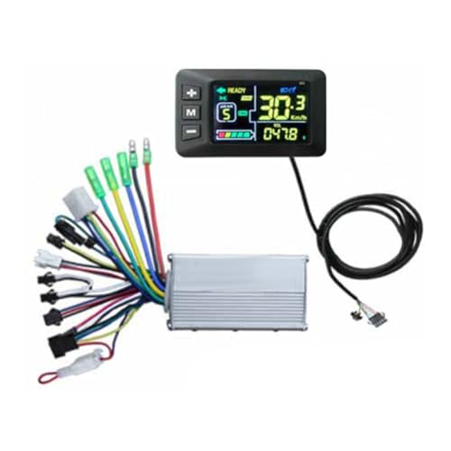 Desikixudy 24/36/48V G51 Instrument Controller Set LCD Display Hochtemperaturbeständig Scooter E-Bike Ersatzteile Zubehör von Desikixudy