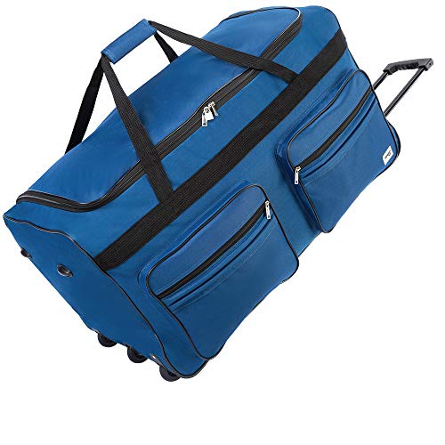 MONZANA® Reisetasche mit Rollen 160L Trolley Funktion Teleskopgriff 85x43x44cm Standfüße Groß XXL Trolleykoffer Reisegepäck Gepäcktasche Weekender MONZANA® Reisetasche mit Rollen 160L Trolley Funktion Teleskopgriff 85x43x44cm Standfüße Groß XXL Trolleykoffer Reisegepäck Gepäcktasche Weekender von Monzana
