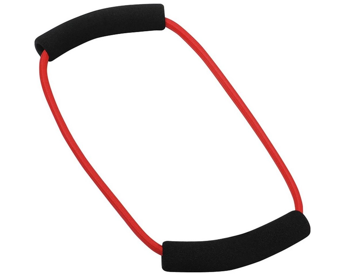 Deuser-Sports Trainingsband Ring Fitnessband Gymnastikband Gummiband Sport, Work-Out-Trainingsband Tube - STARK rot von Deuser-Sports