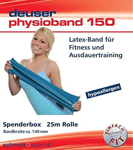 Deuser Unisex – Erwachsene Physio Band 25 m x 15 cm Rolle zum Zuschneiden, Grün-Leicht, 25m lang, 150mm breit Deuser Unisex – Erwachsene Physio Band 25 m x 15 cm Rolle zum Zuschneiden, Grün-Leicht, 25m lang, 150mm breit von Deuser
