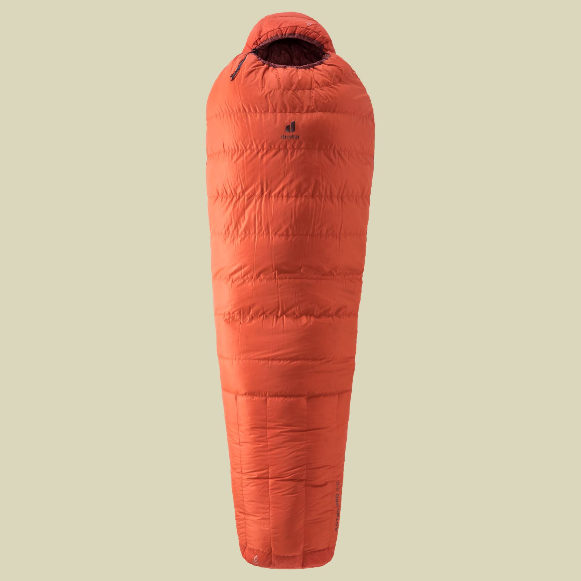 Astro Pro 600 SL bis Körpergröße 175 cm (SL) Farbe paprika-redwood, Reißverschluss links von Deuter