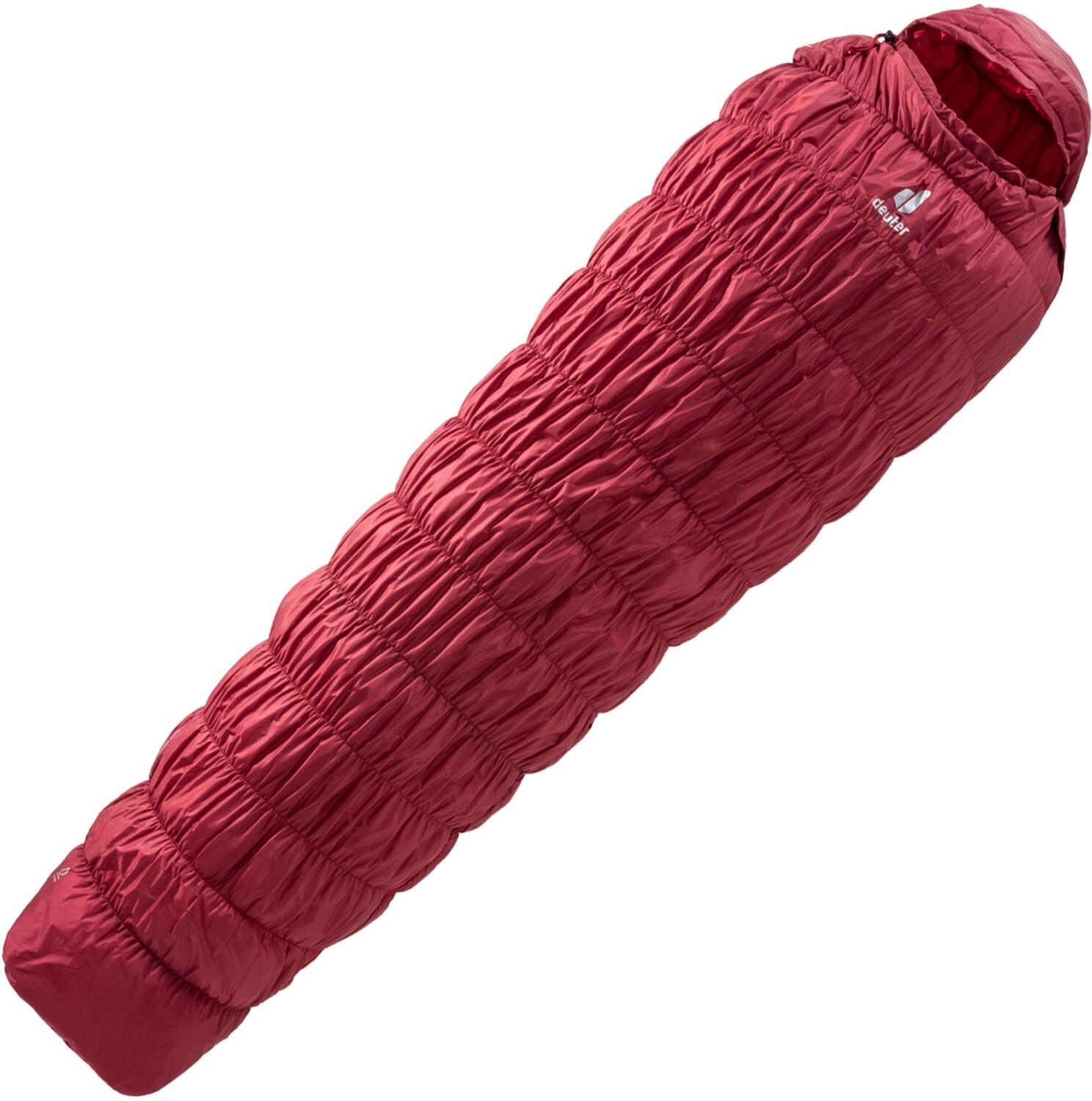 Deuter Exosphere -6° Schlafsack R (5560 cranberry/fire, 01 links) von Deuter