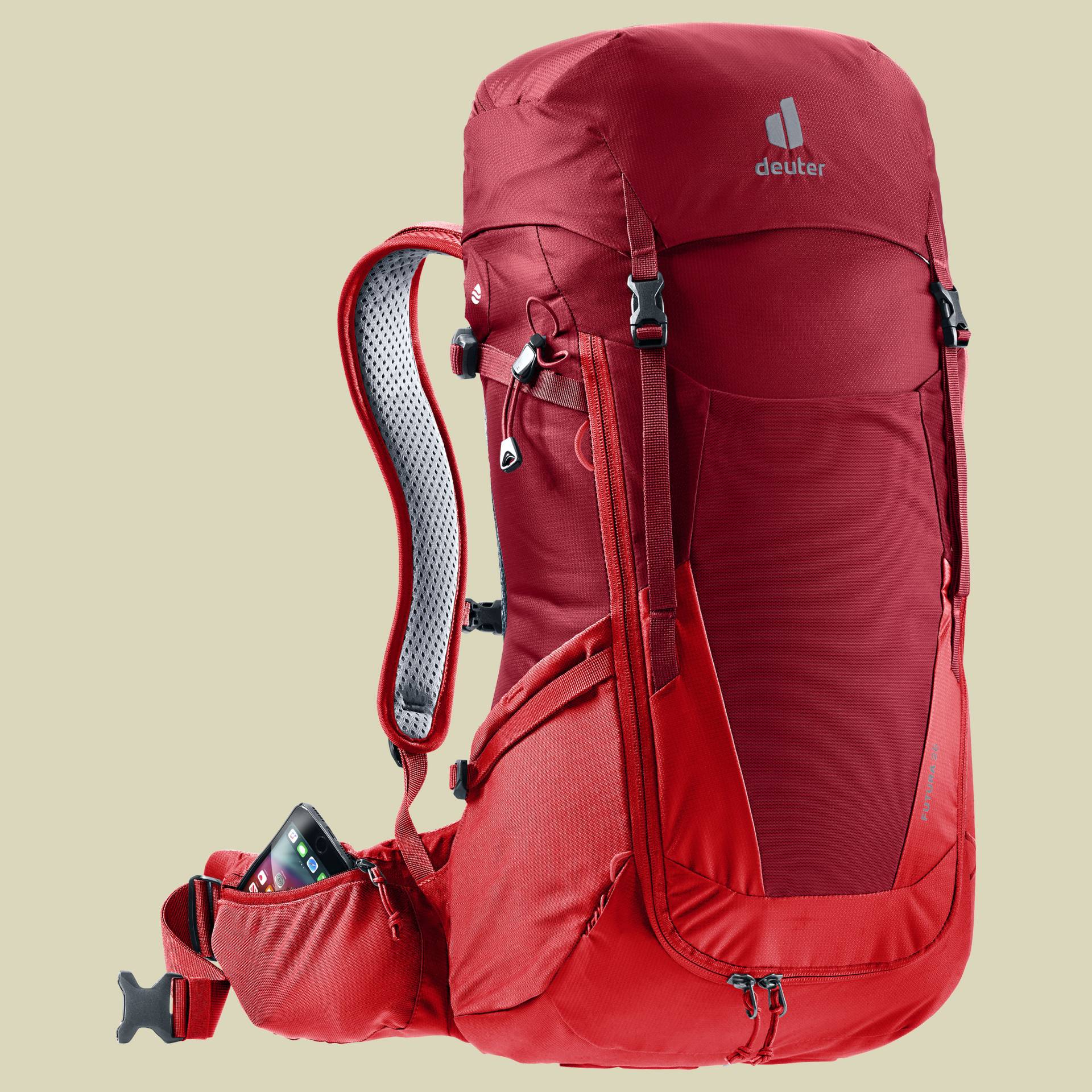 Futura 26 rot 26 - Farbe masala-cherry von Deuter