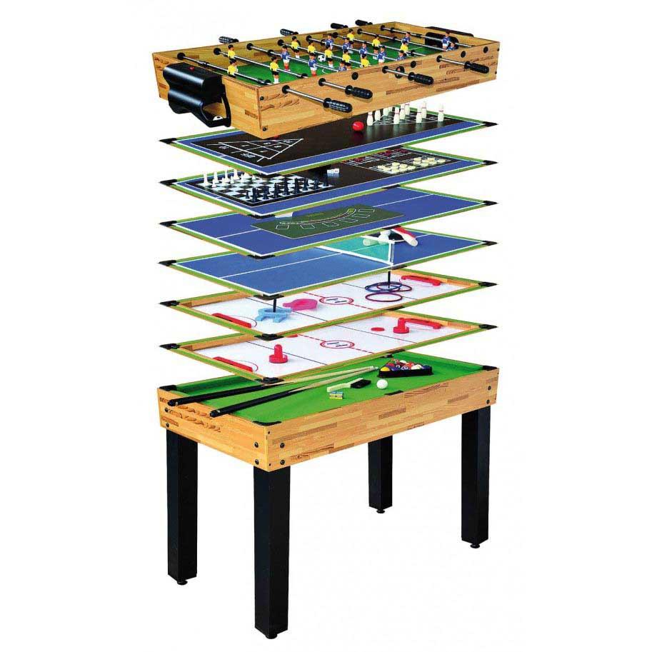 Devessport 12 In 1 Multigames Table Grün,Braun Devessport 12 In 1 Multigames Table Grün,Braun von Devessport
