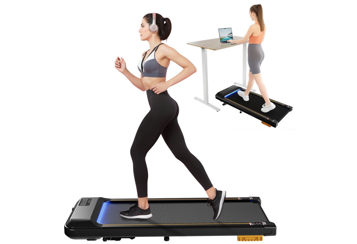 Devoko Laufband Laufband Home Indoor Fitness Dual Shock Absorber Max 6km/Stunde Devoko Laufband Laufband Home Indoor Fitness Dual Shock Absorber Max 6km/Stunde von Devoko