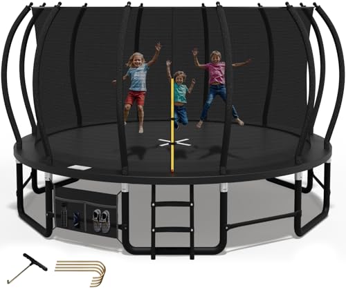 Devoko Trampolin Outdoor Ø228/305/366/427cm, Mit verstärkten Beintraversen, Stabil und robust Belastbar bis 160kg, Einteilige Konstruktion, Schnelle Installation und,Geeignet für Kinder und Erwachsene Devoko Trampolin Outdoor Ø228/305/366/427cm, Mit verstärkten Beintraversen, Stabil und robust Belastbar bis 160kg, Einteilige Konstruktion, Schnelle Installation und,Geeignet für Kinder und Erwachsene von Devoko