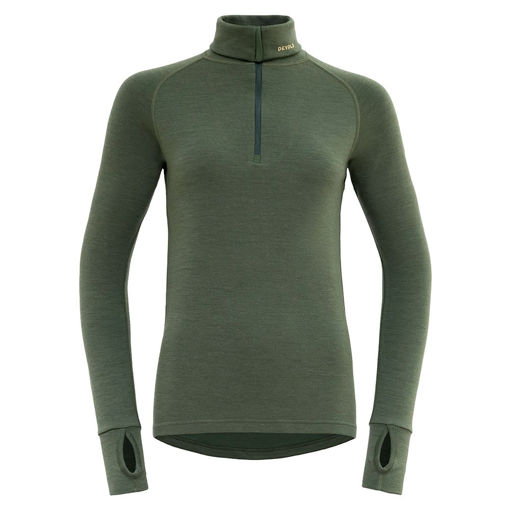 Devold Of Norway Expedition Merino 235 Half Zip Long Sleeve T-shirt Grün L Frau Devold Of Norway Expedition Merino 235 Half Zip Long Sleeve T-shirt Grün L Frau von Devold Of Norway