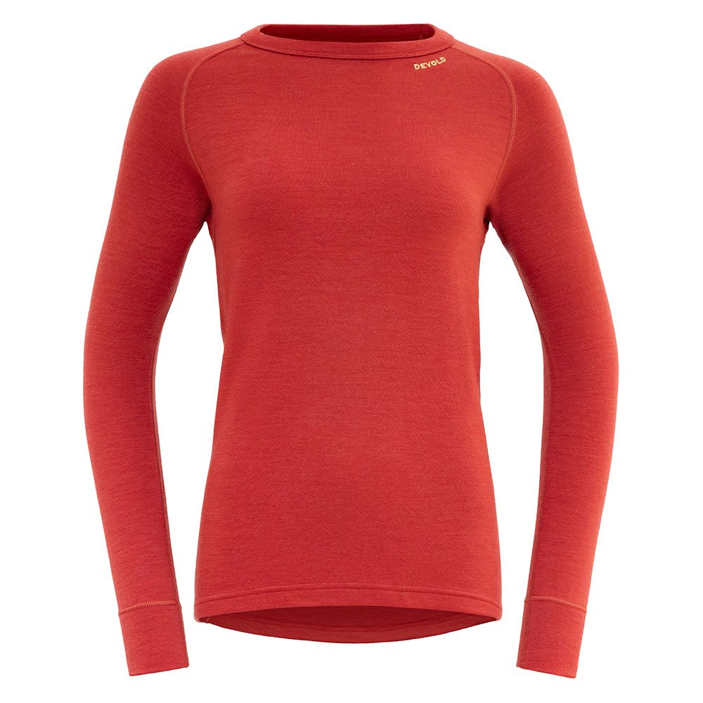 Devold Of Norway Expedition Merino 235 Long Sleeve T-shirt Rot,Orange S Frau von Devold Of Norway