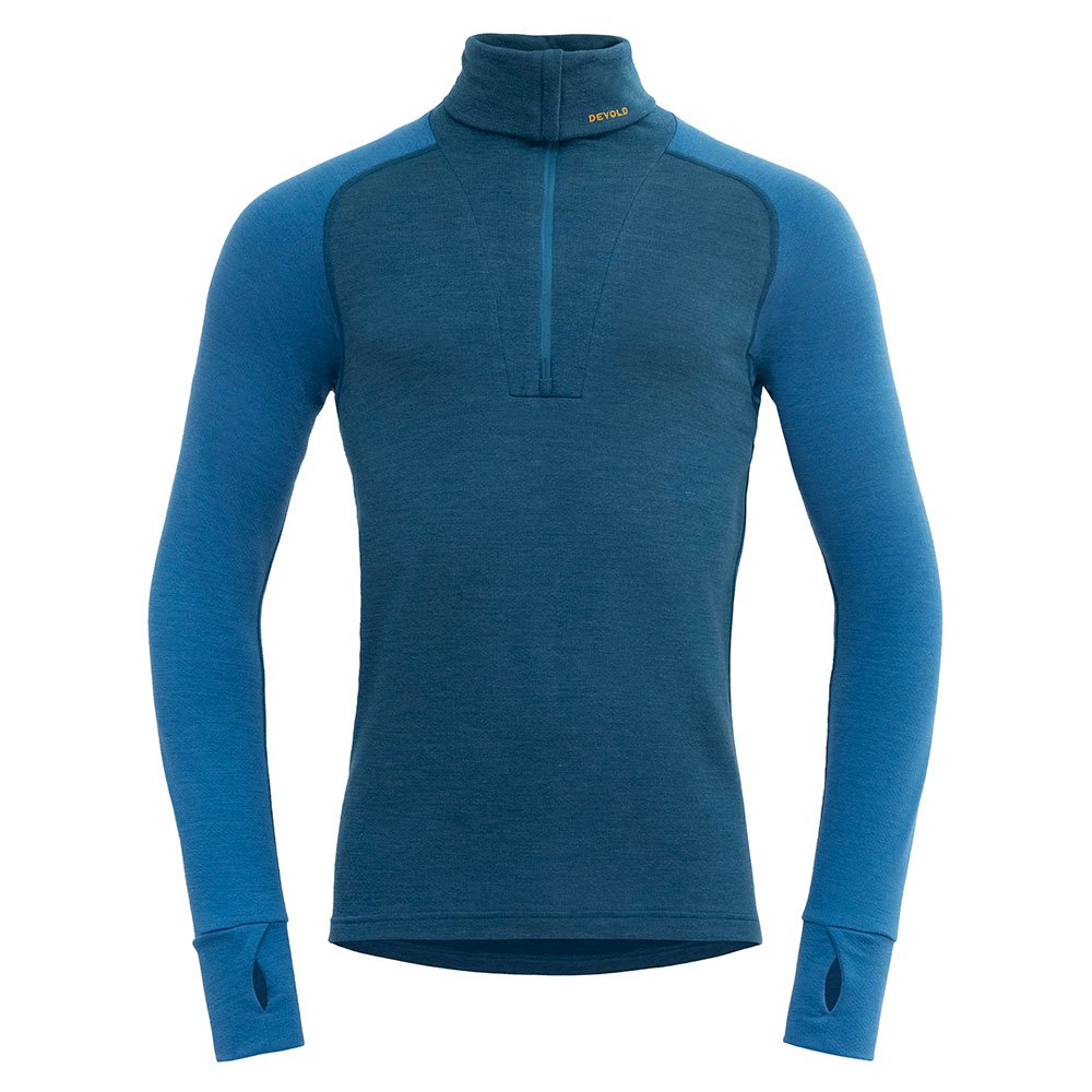 Devold Of Norway Expedition Merino Silk Half Zip Long Sleeve T-shirt Blau L Mann Devold Of Norway Expedition Merino Silk Half Zip Long Sleeve T-shirt Blau L Mann von Devold Of Norway