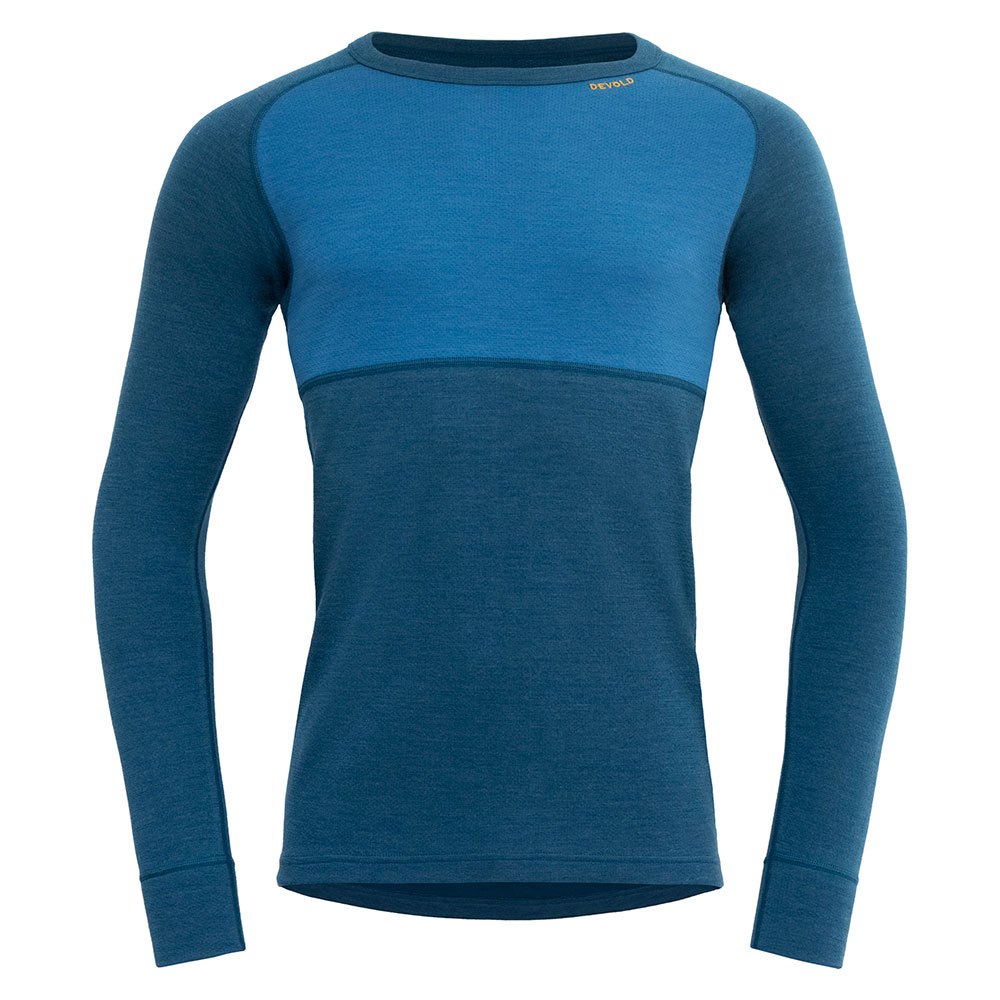 Devold Of Norway Expedition Merino Silk Long Sleeve T-shirt Blau S Mann von Devold Of Norway