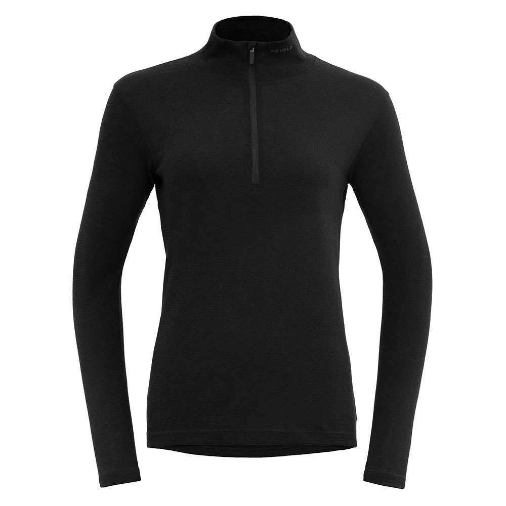 Devold Of Norway Jakta Merino 200 Half Zip Long Sleeve T-shirt Schwarz XS Frau von Devold Of Norway