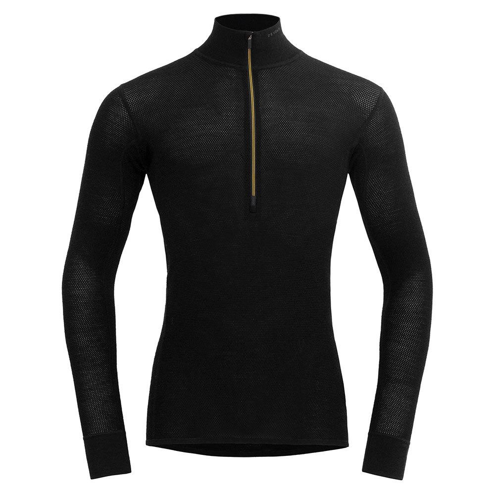Devold Of Norway Wool Mesh 190 Half Zip Long Sleeve T-shirt Schwarz L Mann Devold Of Norway Wool Mesh 190 Half Zip Long Sleeve T-shirt Schwarz L Mann von Devold Of Norway
