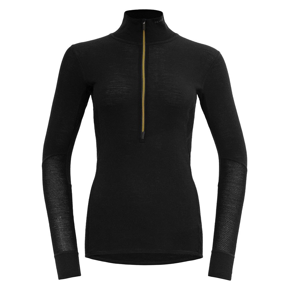 Devold Of Norway Wool Mesh 190 Half Zip Long Sleeve T-shirt Schwarz M Frau Devold Of Norway Wool Mesh 190 Half Zip Long Sleeve T-shirt Schwarz M Frau von Devold Of Norway