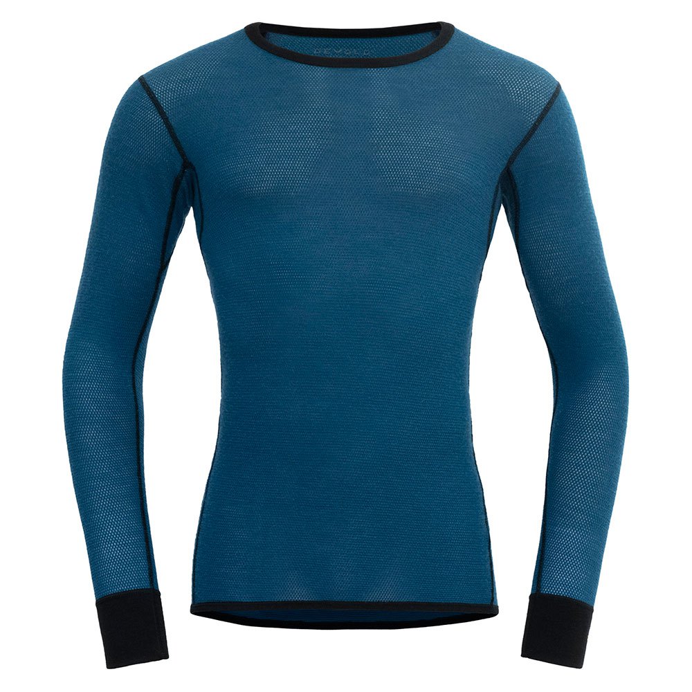 Devold Of Norway Wool Mesh 190 Long Sleeve T-shirt Blau M Mann Devold Of Norway Wool Mesh 190 Long Sleeve T-shirt Blau M Mann von Devold Of Norway