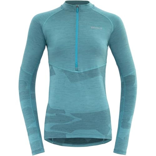 DEVOLD Standal Merino Shirt Zip Neck Wmn - Bike-Funktionsshirt tropical XS von Devold