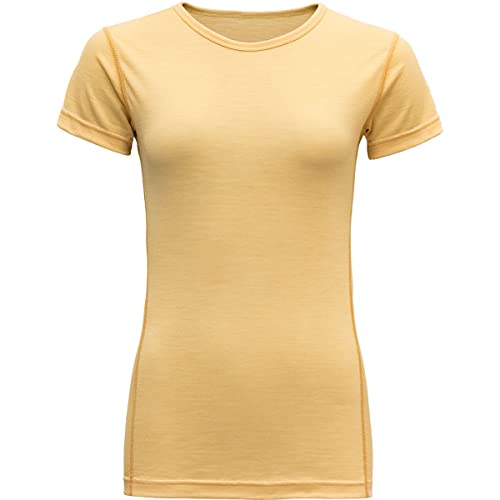 Devold Breeze Woman T-Shirt Gelb, Damen Merino Oberteil, Größe L - Farbe Honey Devold Breeze Woman T-Shirt Gelb, Damen Merino Oberteil, Größe L - Farbe Honey von Devold