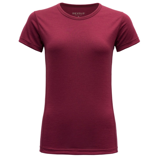 Devold - Breeze Woman T-Shirt - Merinounterwäsche Gr XL rot von Devold