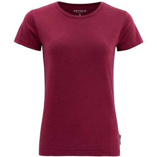 Devold Damen Jakta Merino 200 T-Shirt, Beetroot, S von Devold