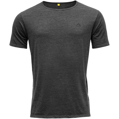 Devold Herren Valldal Merino 130 T-Shirt, Anthracite, S von Devold