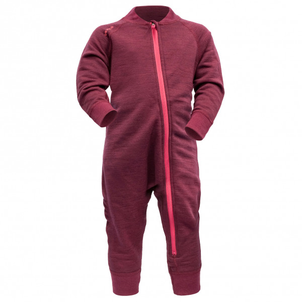 Devold - Kid's Nibba Merino Playsuit - Merinounterwäsche Gr 62 rot von Devold