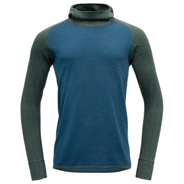 Devold - Kvitegga Merino 230 Hoodie - Merinohoodie Gr XXL blau von Devold