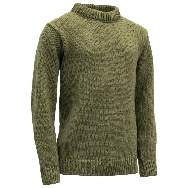 Devold - Nansen Sweater Crew Neck - Wollpullover Gr L oliv von Devold