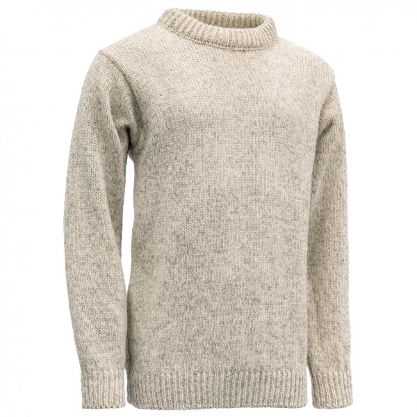 Devold - Nansen Sweater Crew Neck - Wollpullover Gr S beige/grau von Devold