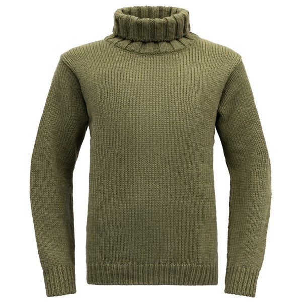 Devold - Nansen Sweater High Neck - Wollpullover Gr XXL oliv von Devold