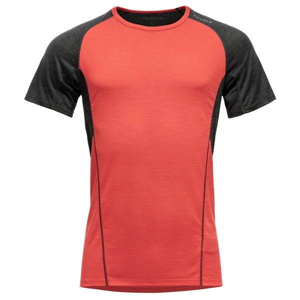 Devold - Running Merino T-Shirt - Laufshirt Gr S rot Devold - Running Merino T-Shirt - Laufshirt Gr S rot von Devold