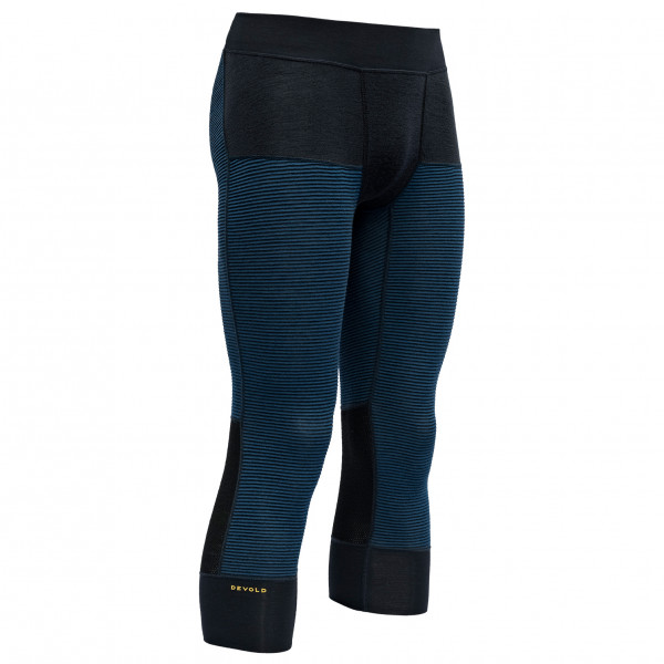 Devold - Tuvegga Sport Air 3/4 Long Johns - Merinounterwäsche Gr L blau/schwarz von Devold