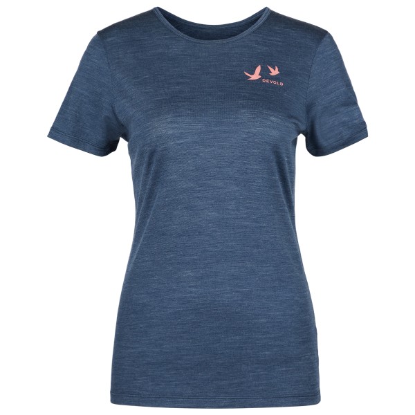 Devold - Women's Active Birds Tee - Merinoshirt Gr M grau Devold - Women's Active Birds Tee - Merinoshirt Gr M grau von Devold