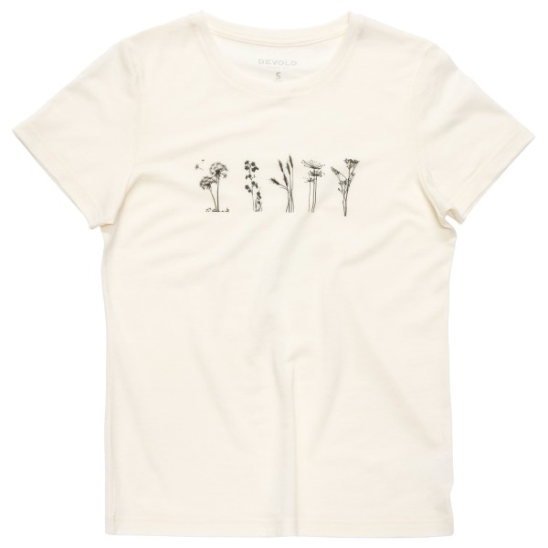 Devold - Women's Classic Flowers Tee - Merinoshirt Gr M weiß Devold - Women's Classic Flowers Tee - Merinoshirt Gr M weiß von Devold