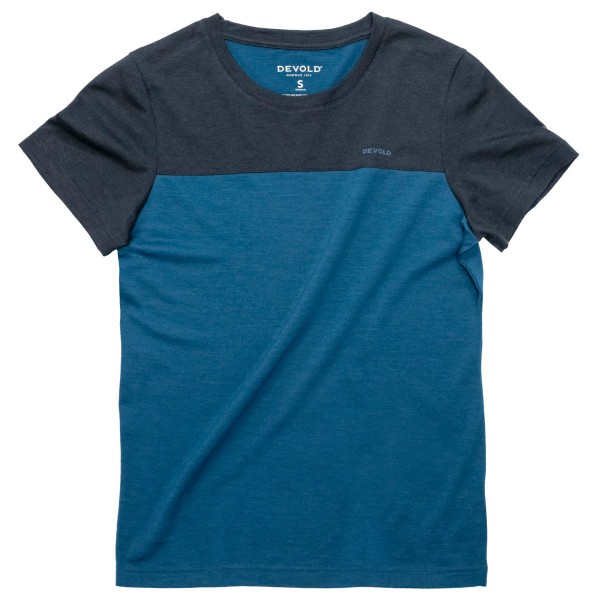 Devold - Women's Classic Linear Tee - Merinoshirt Gr L blau Devold - Women's Classic Linear Tee - Merinoshirt Gr L blau von Devold