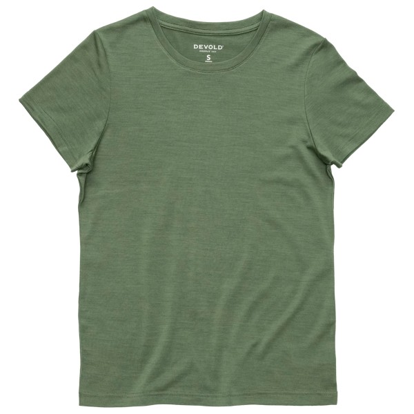 Devold - Women's Classic Tee - Merinoshirt Gr S oliv Devold - Women's Classic Tee - Merinoshirt Gr S oliv von Devold