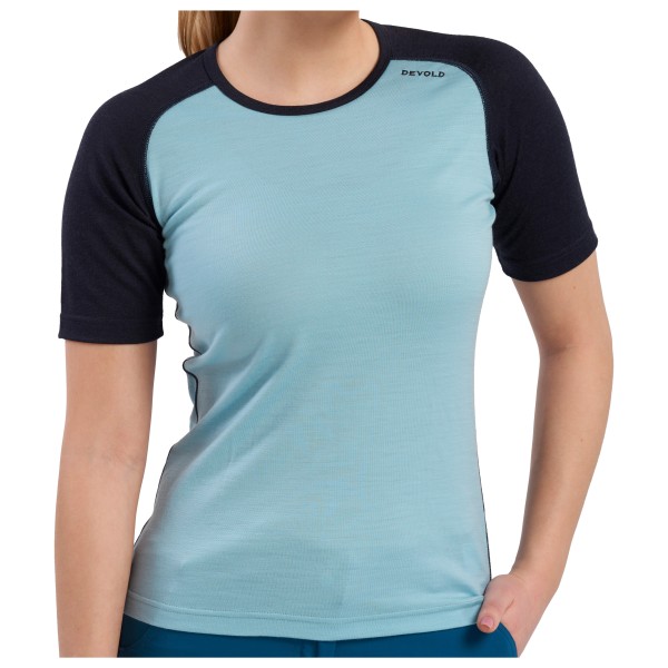 Devold - Women's Jakta Merino 200 T-Shirt - Merinounterwäsche Gr XS türkis von Devold