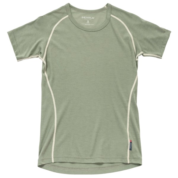 Devold - Women's Lauparen Merino 190 Base Tee - Merinounterwäsche Gr S oliv von Devold