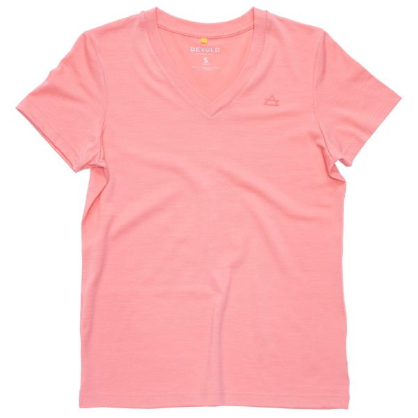 Devold - Women's Premium V-Neck - Merinoshirt Gr XS rot Devold - Women's Premium V-Neck - Merinoshirt Gr XS rot von Devold