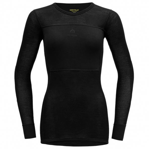 Devold - Women's Wool Mesh Shirt - Merinounterwäsche Gr S schwarz von Devold