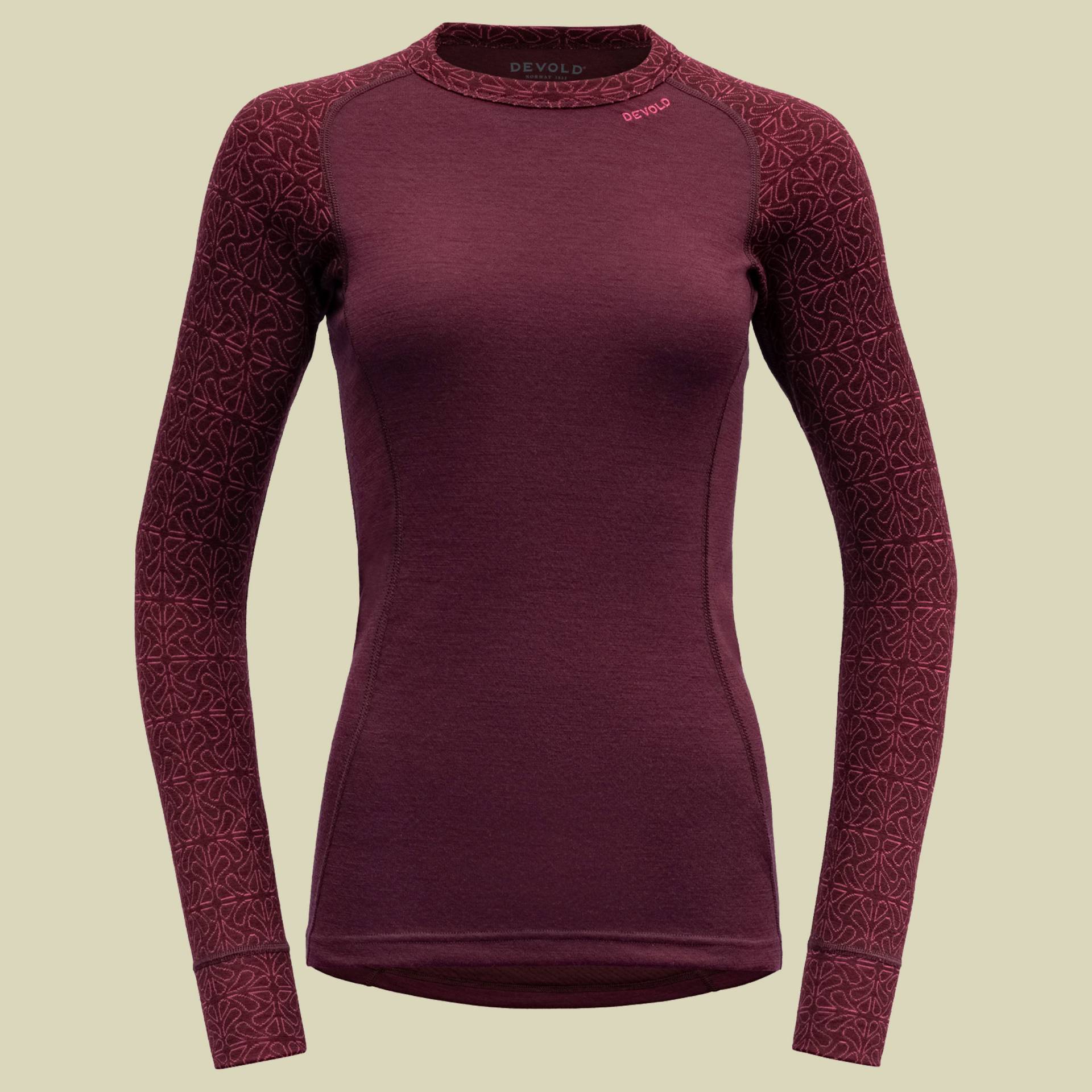 Duo Active Merino 205 Shirt Woman Größe M  Farbe port von Devold