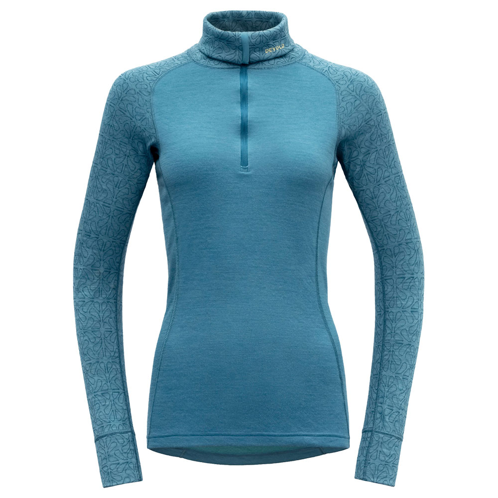 Duo Active Merino 205 Zip Neck Woman Größe S Farbe moon von Devold