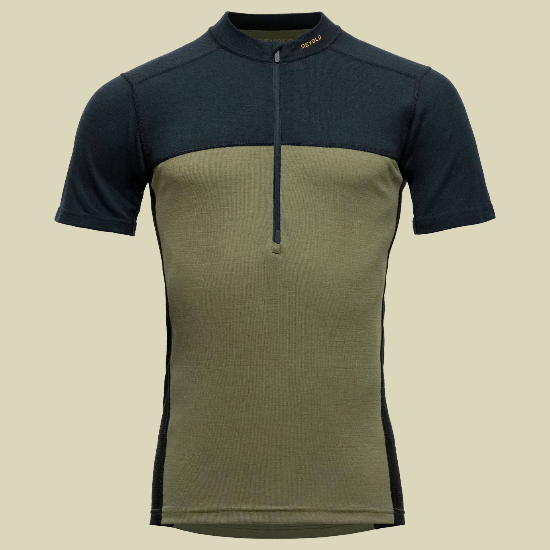 Lauparen Merino 190 Zip Tee Man S grün - ink/lichen/black Lauparen Merino 190 Zip Tee Man S grün - ink/lichen/black von Devold