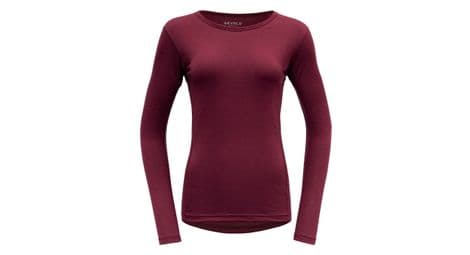 devold breeze langarm unterhemd merino 150 rot damen von Devold