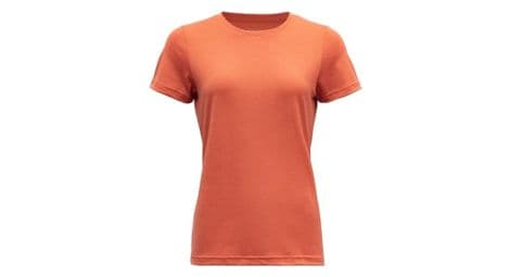 devold damen t shirt eika merino orange von Devold