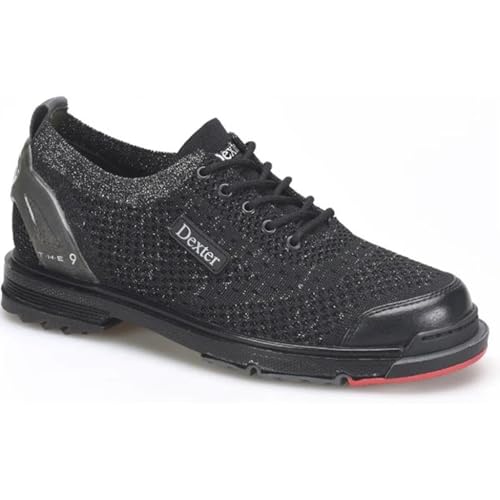 Dexter Damen Bowling Shoes Bowlingschuhe, Schwarz/Silber, 11 von Dexter