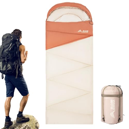 Dfstvup Camping-Schlafsack, Schlafsack für kaltes Wetter - Schlafsack-Schlafsack-Matte für den Außenbereich - Warme Schlafsäcke für den Außenbereich, für Camping, Camping, Outdoor-Aktivitäten, von Dfstvup