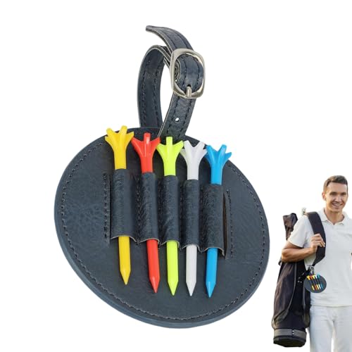 Dgayaeic Golf-Tee-Aufhänger | Golf-Tee-Tasche mit Tees, Sport-Golfball-Halter, Golfball-Tee-Halter mit Gürtelbefestigung für Erwachsene, Männer und Frauen von Dgayaeic