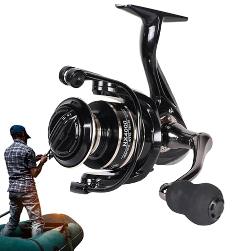 Fly Fishing Reel | Metal Saltwater Reel | Wear-Resistant Fishing Reel | Fishing Accessories | Gear Ratio 5.2:1 Reel Revolutionary Feature for Fishing Enthusiasts von Dgkdek