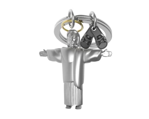 Dhink Metalorphose – Schlüsselanhänger Jesus Christus – MTM211-02, chrom, one size von O meta[l]morphose