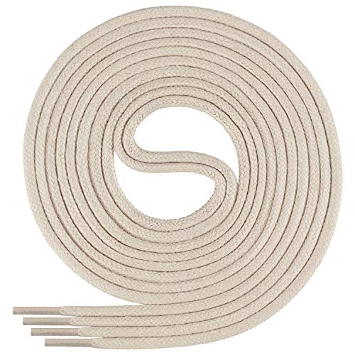 Di Ficchiano gewachste runde Schnürsenkel, Schuhband, Laces, Durchmesser 2-4 mm für Businessschuhe, Anzugschuhe und Lederschuhe Farbe: light.beige Länge: 120cm Di Ficchiano gewachste runde Schnürsenkel, Schuhband, Laces, Durchmesser 2-4 mm für Businessschuhe, Anzugschuhe und Lederschuhe Farbe: light.beige Länge: 120cm von Di Ficchiano