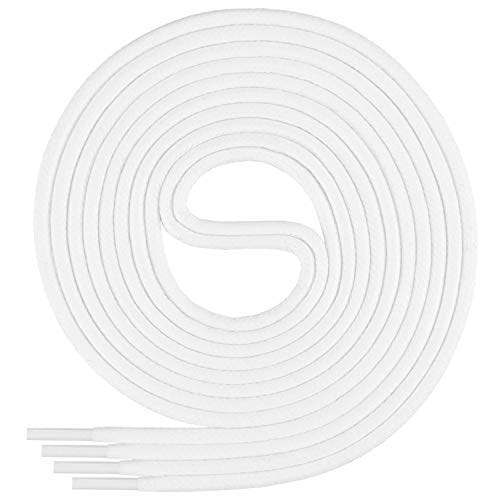 Di Ficchiano gewachste runde weisse Schnürsenkel, Schuhband, Laces, Durchmesser 2-4 mm für Businessschuhe, Anzugschuhe und Lederschuhe Farbe: white Länge: 75cm Di Ficchiano gewachste runde weisse Schnürsenkel, Schuhband, Laces, Durchmesser 2-4 mm für Businessschuhe, Anzugschuhe und Lederschuhe Farbe: white Länge: 75cm von Di Ficchiano